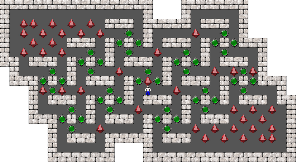 Sokoban Sasquatch 05 Arranged level 37